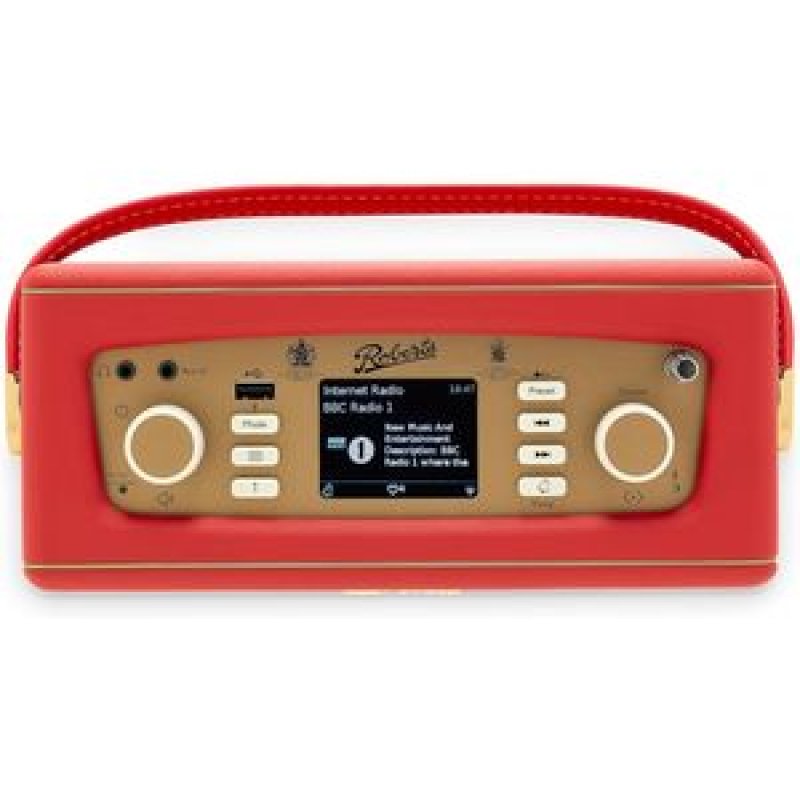 DAB FM BT USB WIFI REVIVAL ISTREAM3L CLASSIC RED