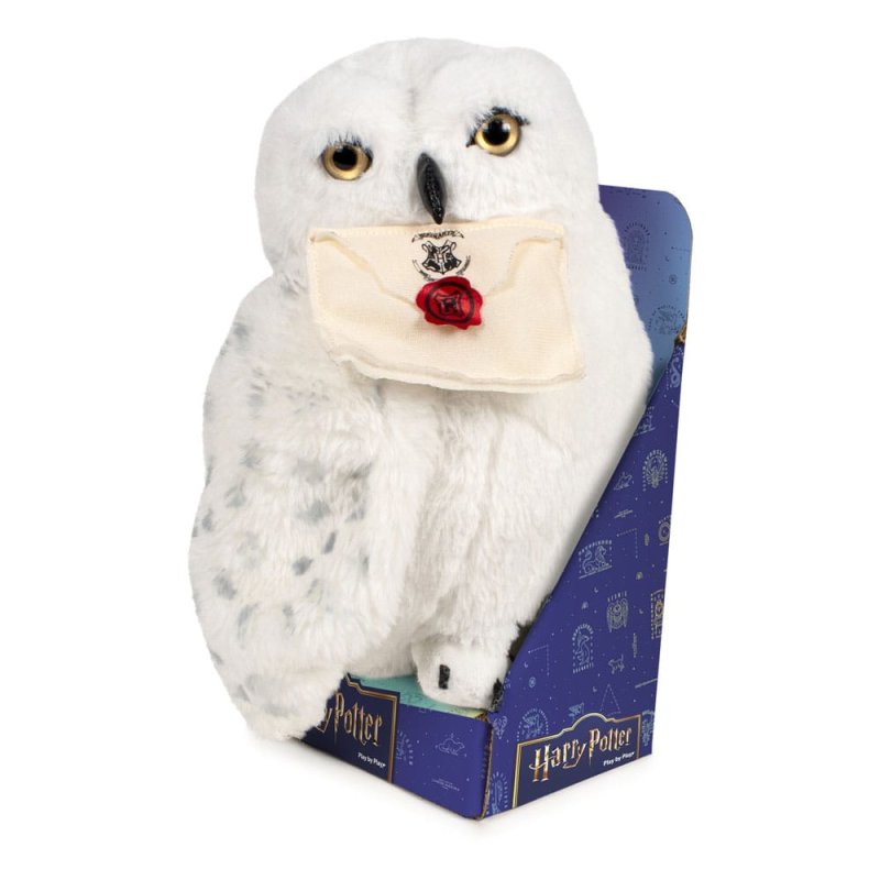 Harry Potter peluche Realistic Hedwig dans un présentoir 25 cm