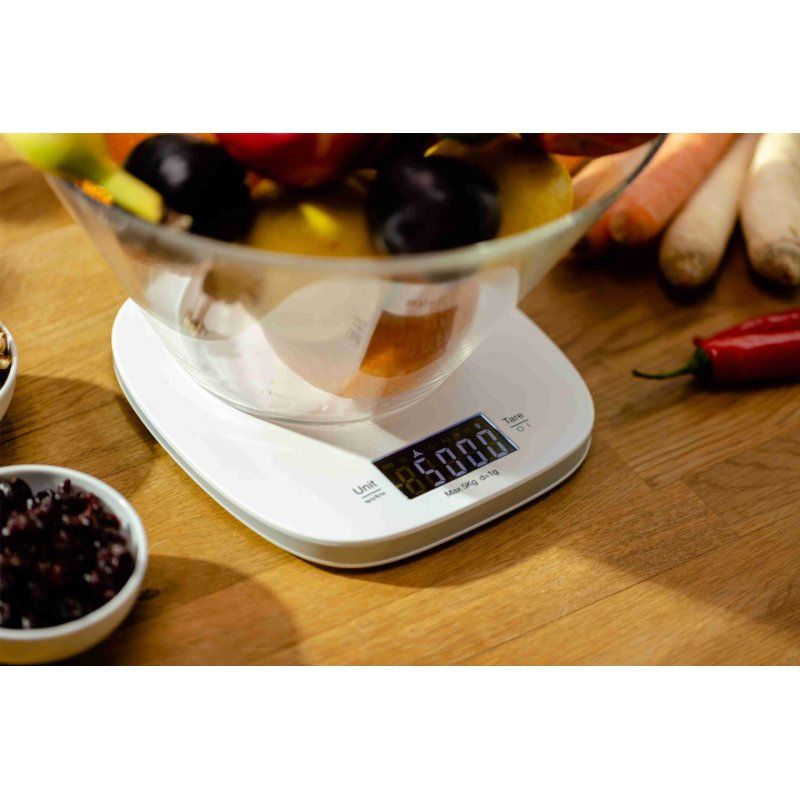 Zelmer ZKS1451 escabeaux de cuisine Blanc Comptoir Carré Balance de ménage électronique