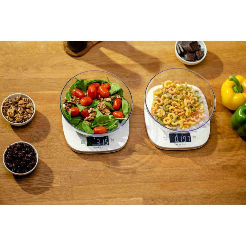 Zelmer ZKS1451 escabeaux de cuisine Blanc Comptoir Carré Balance de ménage électronique