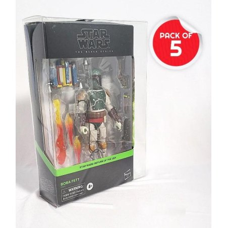 EVORETRO - PET Protector For Black Series Action Figure Star Wars 5pc