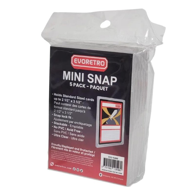 EVORETRO - Mini Snap Card Holders 5pc