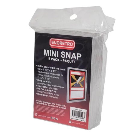 EVORETRO - Mini Snap Card Holders 5pc