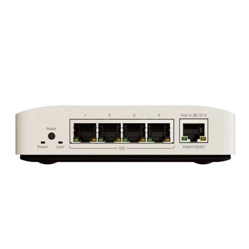 MikroTik CRS304-4XG-IN | Switch | 1x RJ45 1000Mb/s, 4x 10G RJ45, RouterOS v7