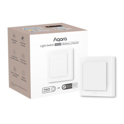 Aqara Light Switch H2 EU | Light Switch | 2 Buttons, 1 Channel, Offline