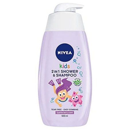 NIVEA 2in1 Body and Hair Cleanser with Fruit Scent Gel 500ml