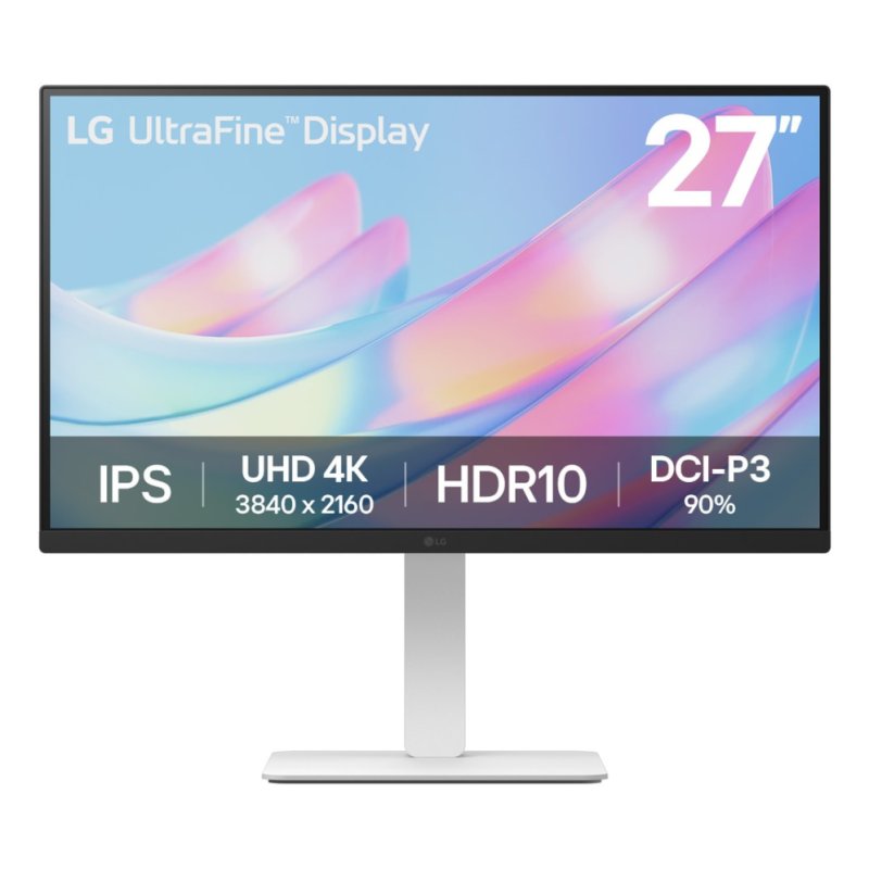 68,4cm/27" (3840x2160) LG UltraFine 27US550-W 16:9 4K UHD IPS 5ms 60Hz HDR10 2xHDMI DP Pivot White