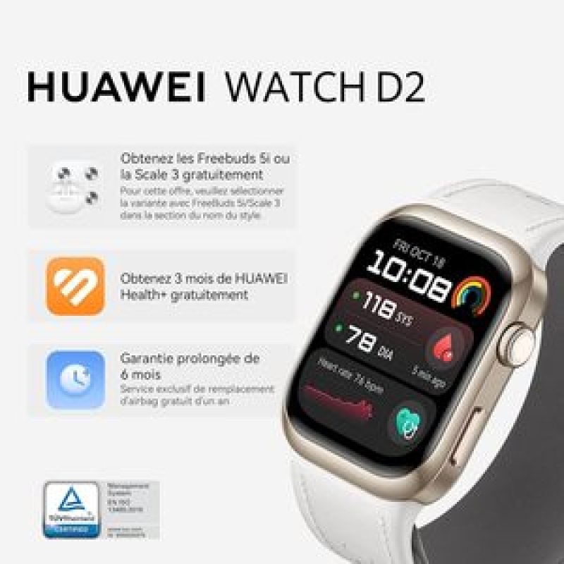 Huawei Watch D2 (Luca-B19) Black