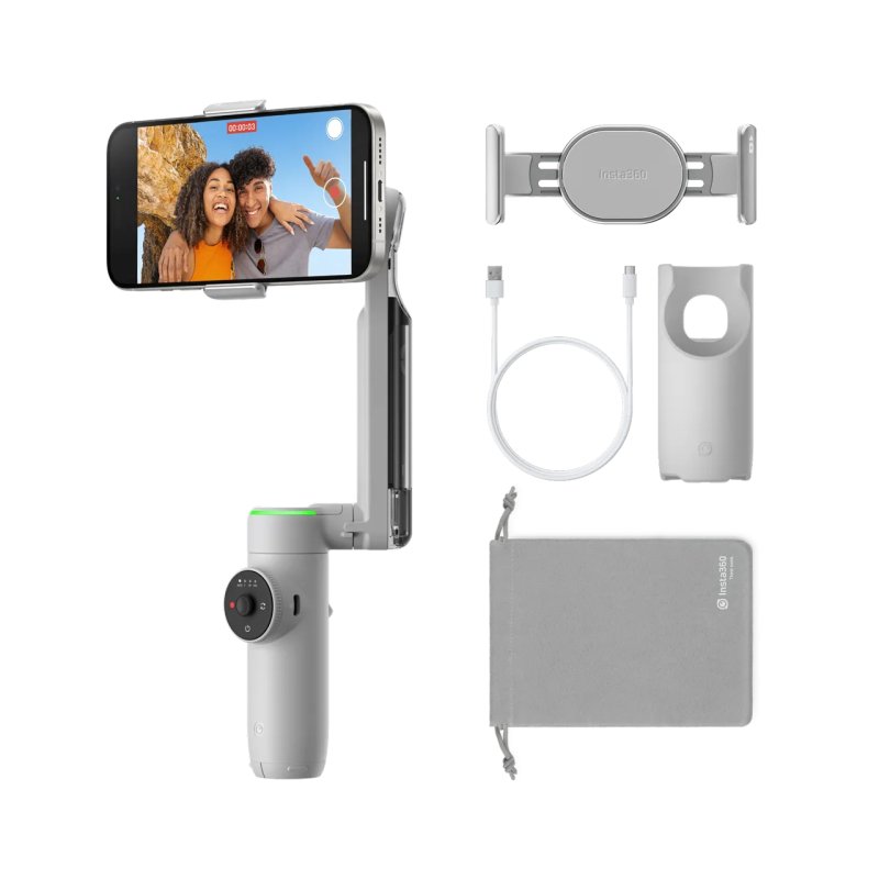 Insta360 Flow Pro Stabilisateur de caméra de smartphone Gris