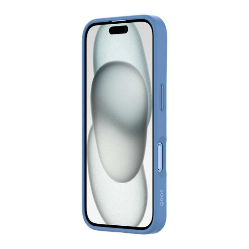 COQUE HYBRID DROP3M SOFT TOUCH OFG IPHONE 16 BLEU