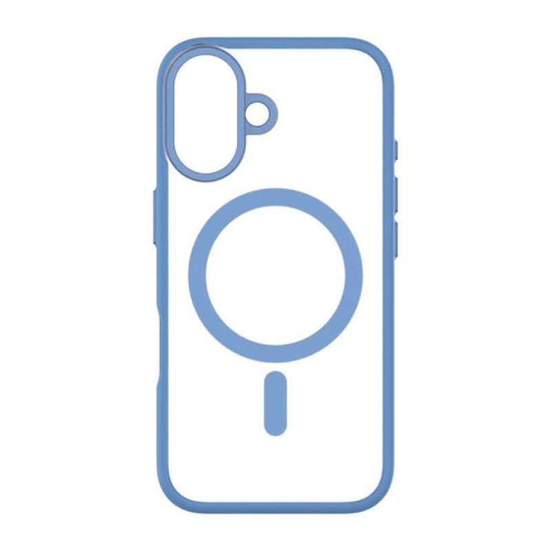 QDOS QDG-FMS1633SD-BCL coque de protection pour téléphones portables 15,5 cm (6.1") Housse Bleu, Transparent