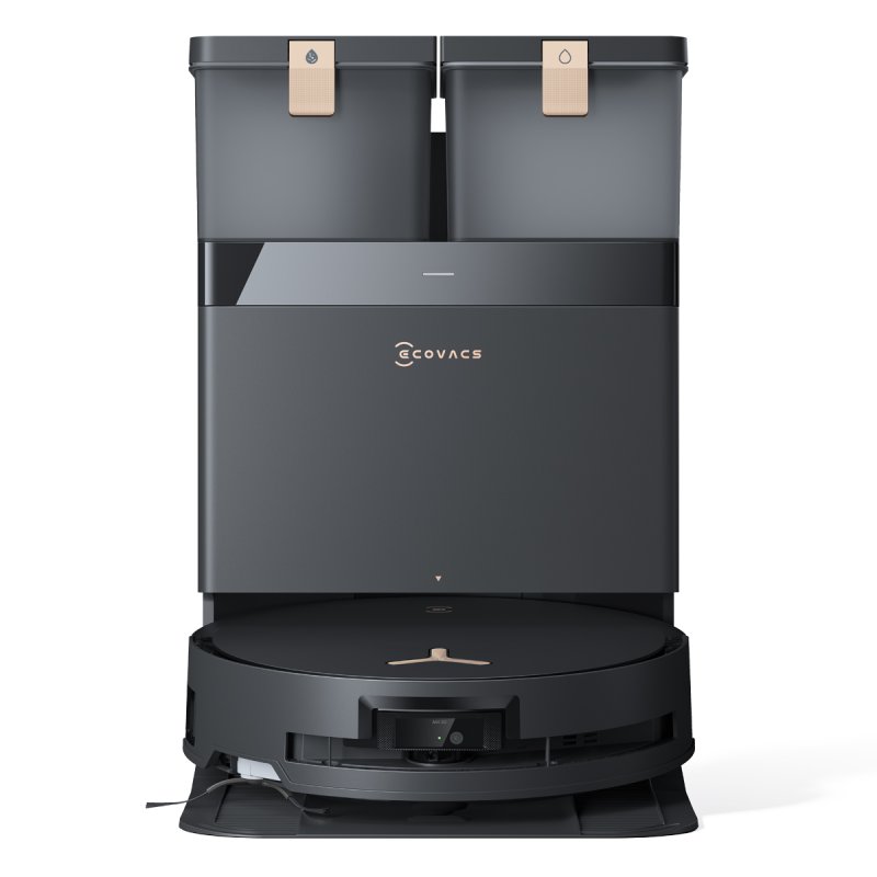 ECOVACS DEEBOT X8 PRO OMNI Schwarz Saug-Wisch-Roboter mit Reinigungsstation