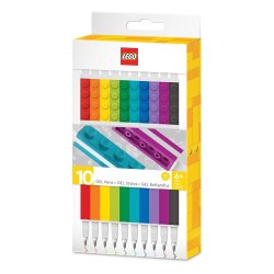LEGO pack 10 stylos à bille à encre gel