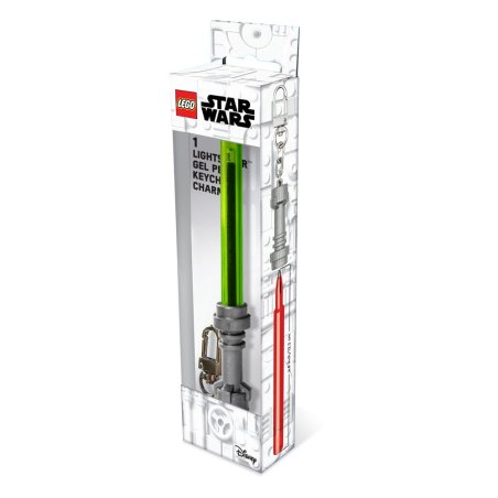 LEGO Star Wars stylo à bille à encre gel avec porte-clés lego Vert citron