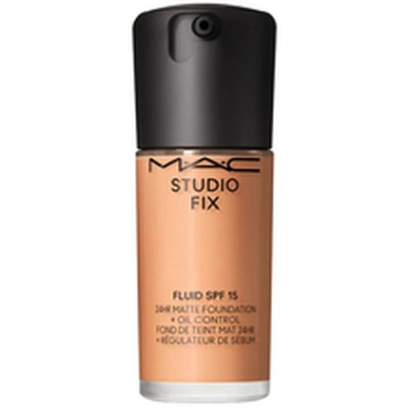 MAC Studio Fix Fluid SPF 15 24Hr Matte Foundation Plus Oil Control NC35 for Women 1 oz