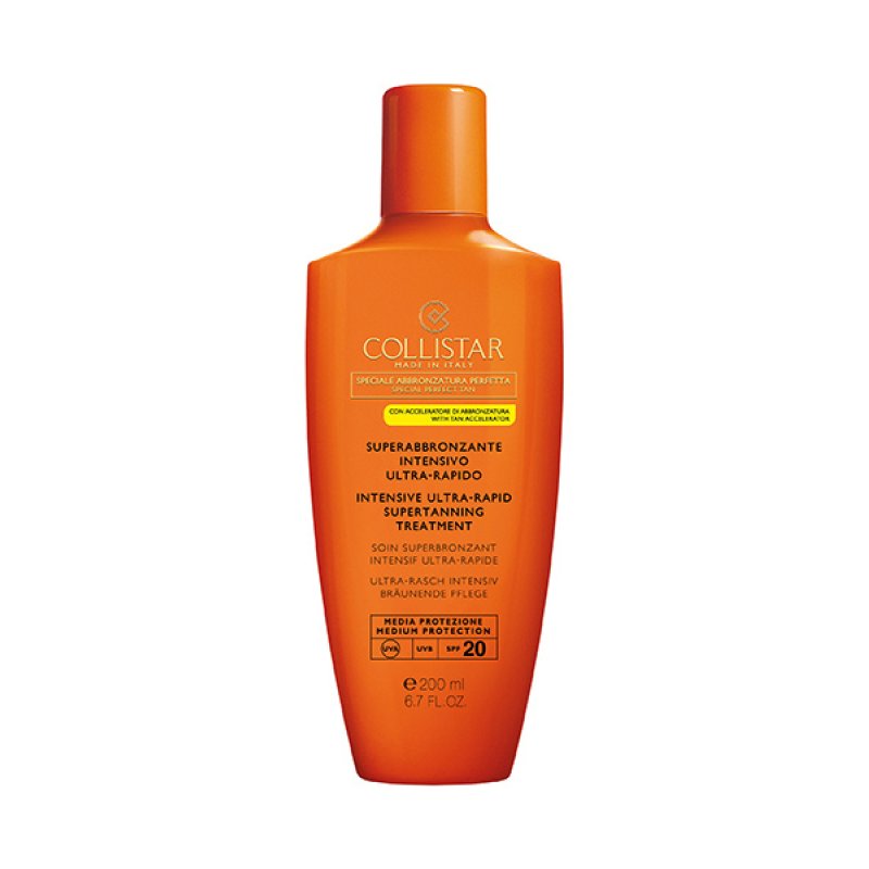 Collistar Intensive Ultra-Rapid Supertanning Treatment SPF 20, 200 ml