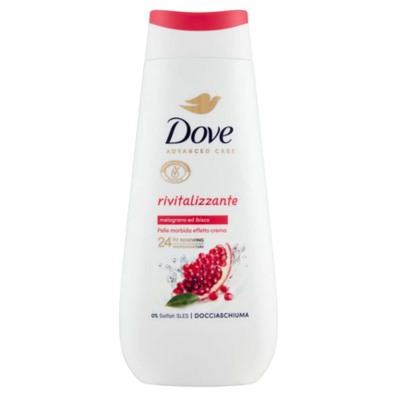 Dove Advanced Care Revitalizing Shower Foam Pomegranate And Hibiscus 225 Ml
