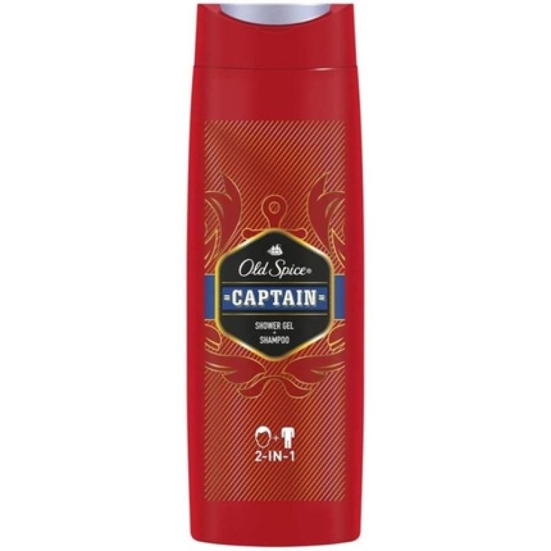 Old Spice Captain Shower Gel & Shampoo for Men 400ml