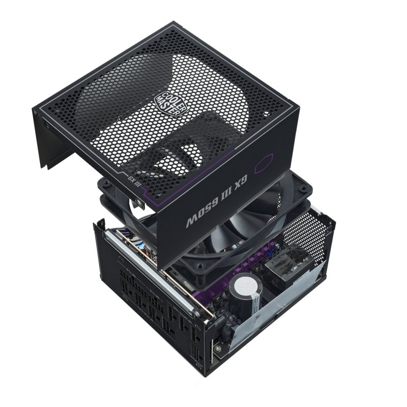 Cooler Master 650W GX III Gold ATX 3.0 PSU, Fully Modular, HDB Bearing Fan, 80 Gold