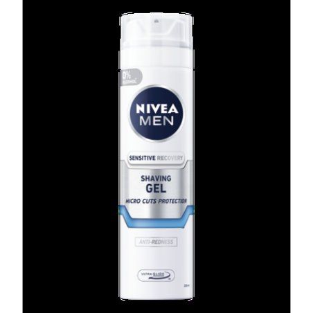Nivea Men Sensitive Recovery Shaving Gel 200ml Micro Cuts Protection Moisturizing 200ml