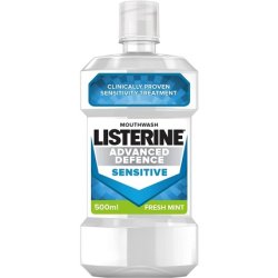 Listerine Advanced Defence Sensitive Mouthwash Freshmint 500ml - Sensitive Fresh Mint