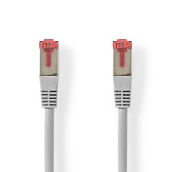 Cable RJ45 patch S/FTP CAT 6 - 1m Beige - Alu 250 MHz.