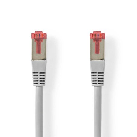 Cable RJ45 patch S/FTP CAT 6 - 1m Beige - Alu 250 MHz.