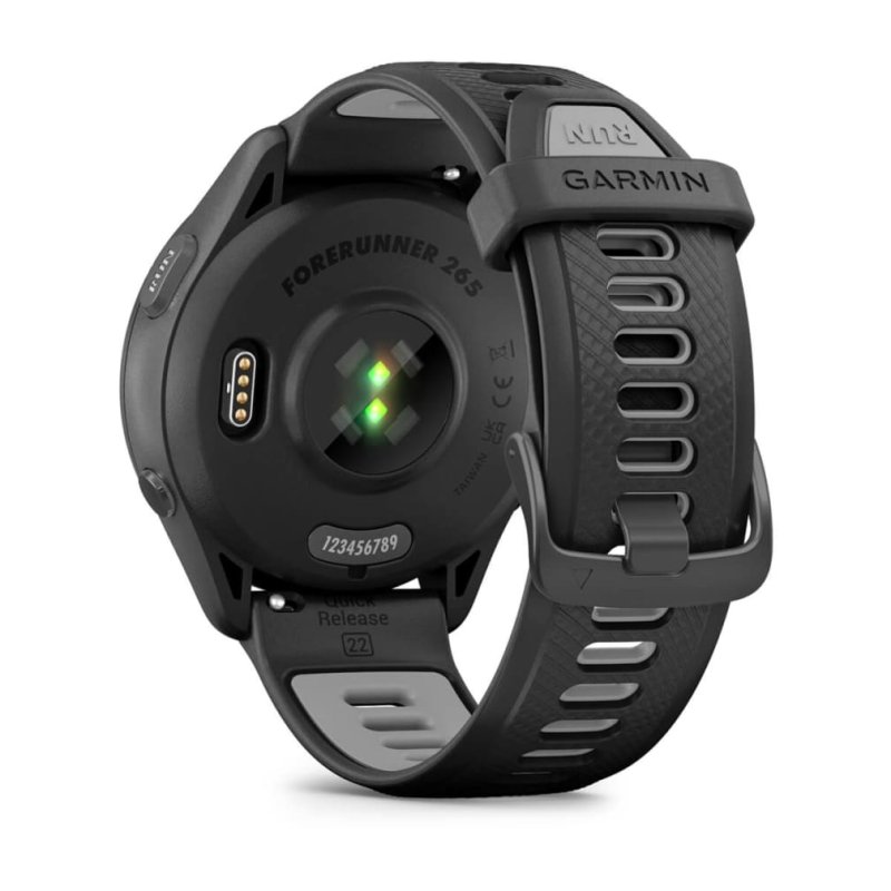 Garmin Forerunner 265 3.3 cm (1.3") AMOLED 46 mm Digital 416 x 416 pixels Touchscreen Black Wi-Fi GPS (satellite)