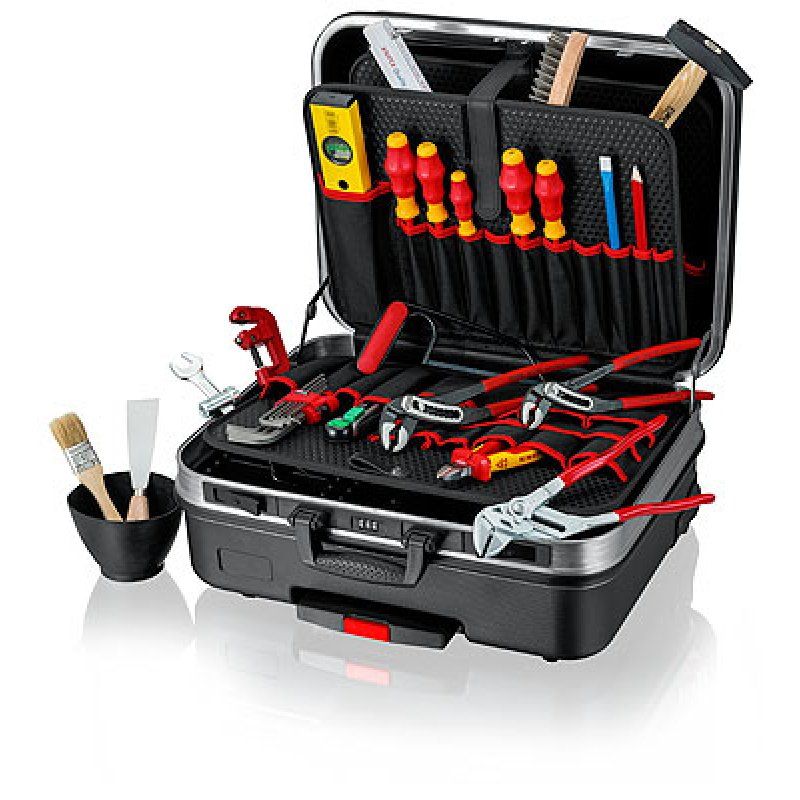 Knipex 00 21 06 HK S mechanics tool set 31 tools