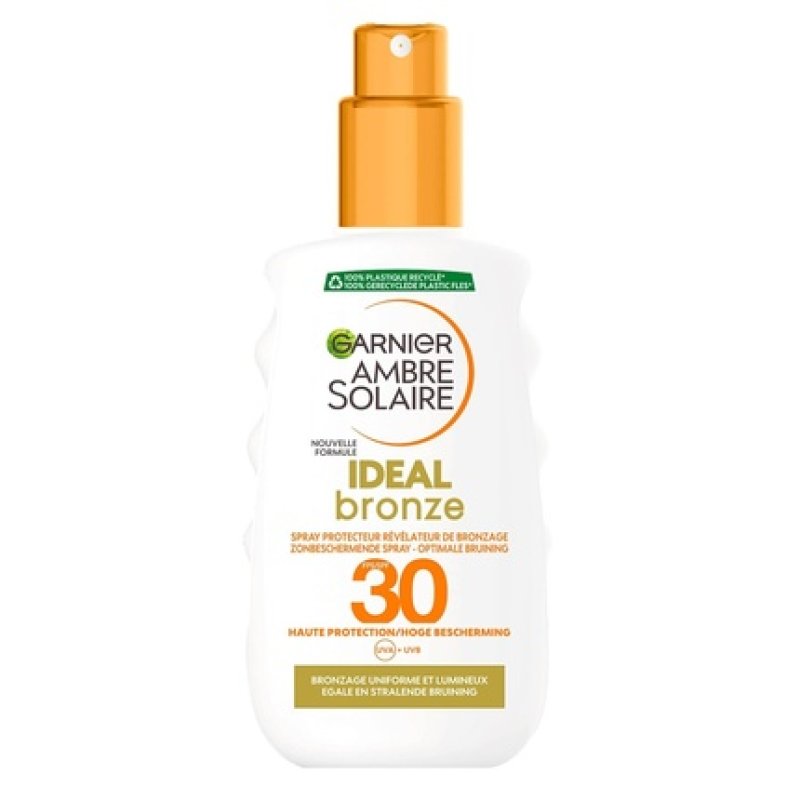 Garnier Ambre Solaire Ideal Bronze Sunscreen Spray SPF 30 - 200ml