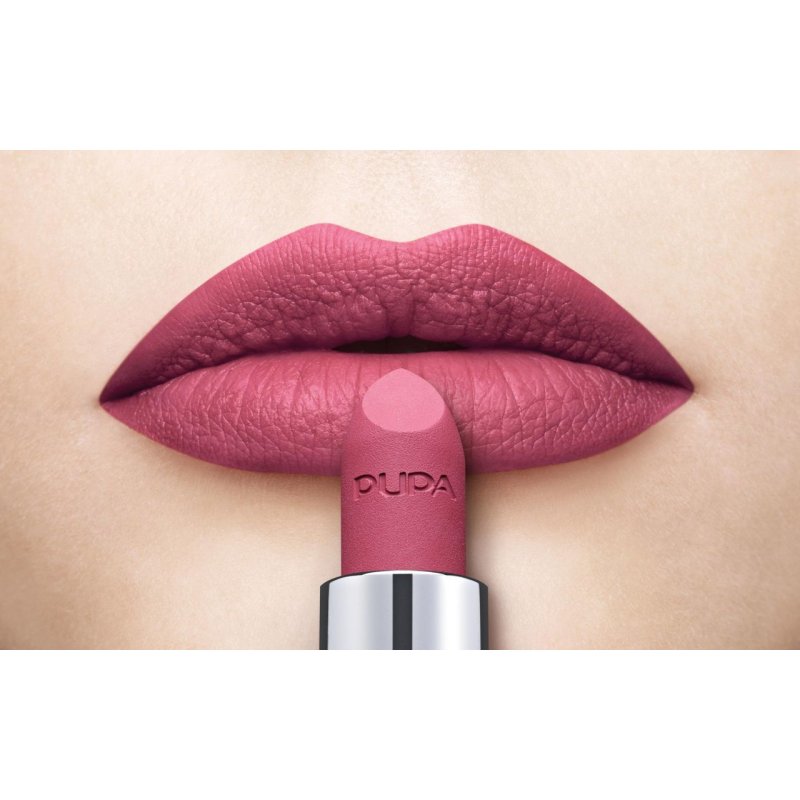 Pupa I'm Matt Pure Color Lipstick Ultra Matte - Magenta Rose 3.5g