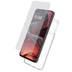 STARTER PACK COQUE SOUPLE VERRE TREMPE MOTOROLA THINKPHONE 25