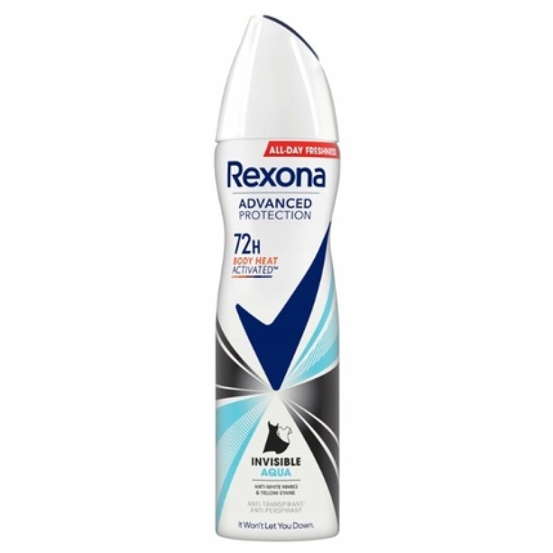 Rexona Advanced Protection Invisible Aqua Antiperspirant 150 Ml
