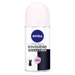 Nivea Invisible For Black & White Clear Antiperspirant Ball Antiperspirant 50ml