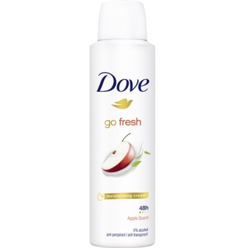 Dove Go Fresh Antiperspirant Apple 150 Ml - Refreshing And Long-Lasting Protection