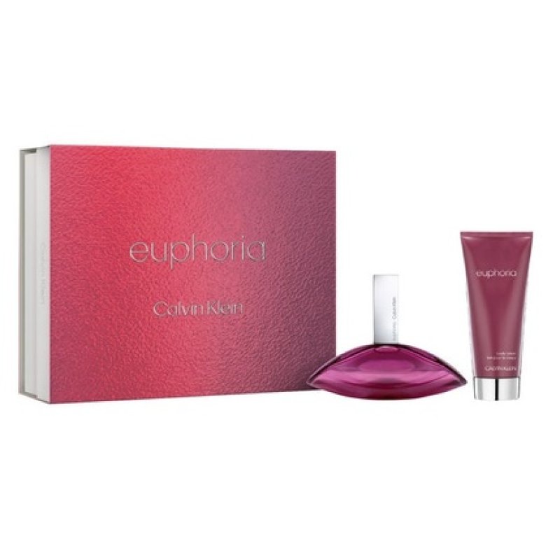 Calvin Klein Euphoria Woman Eau De Parfum Spray 100ml And Body Lotion 100ml Set
