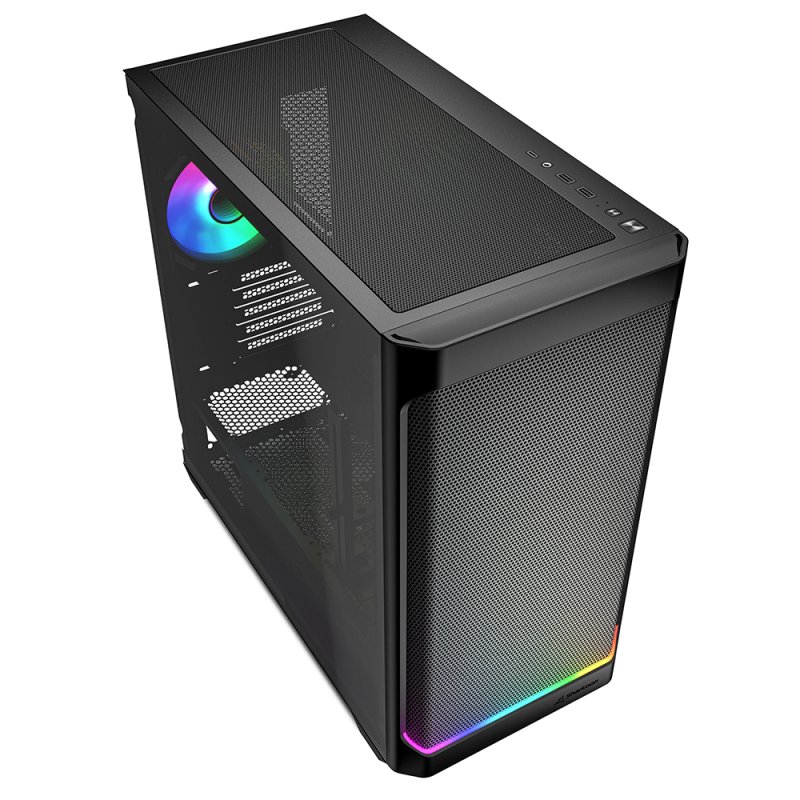 MK4 RGB Black mATX (schwarz)