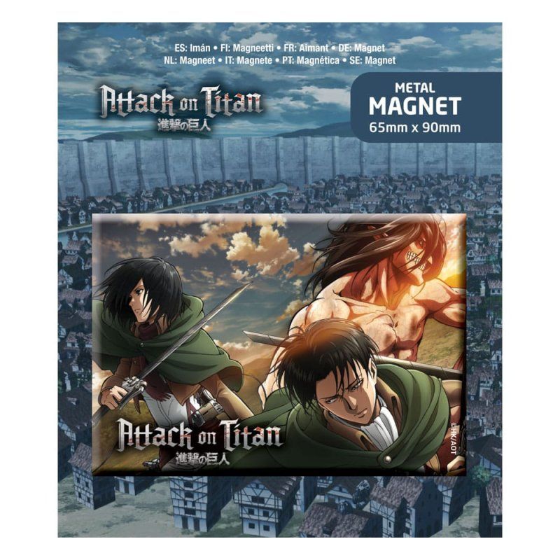 Attack on Titan aimant Trio