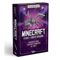 MINECRAFT - A bas l'Ender Dragon - Le jeu de cartes