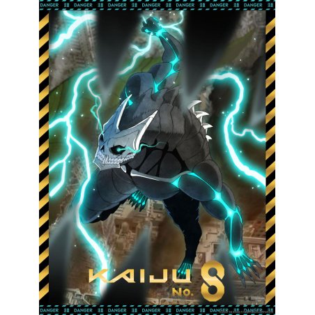 Cartoon Kingdom - Golden Poster - Kaiju N°8 40x31cm