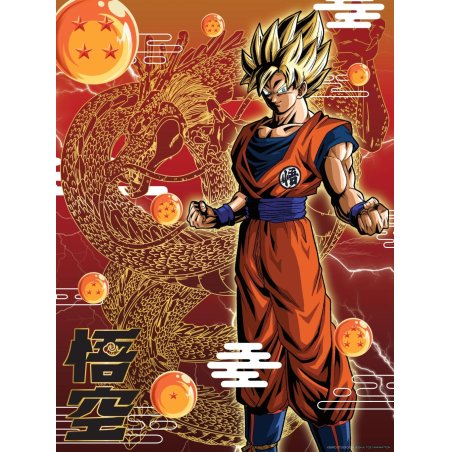 Cartoon Kingdom - Golden Poster - Dragon Ball Super Super Saiyan Son Goku 40x31cm