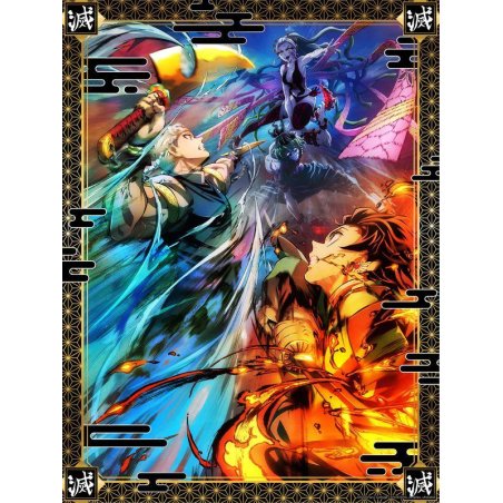 Cartoon Kingdom - Golden Poster - Demon Slayer: Kimetsu no Yaiba Quartier Des Plaisirs 40x31cm