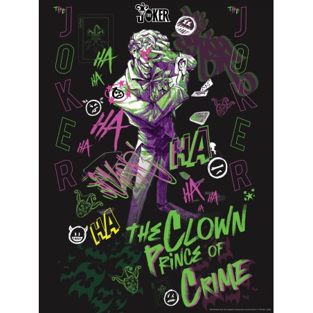 BATMAN - The Clown prince of crime - Golden Poster 30x40cm