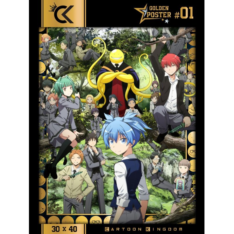 Cartoon Kingdom - Golden Poster - Assassination Classroom 40x31cm