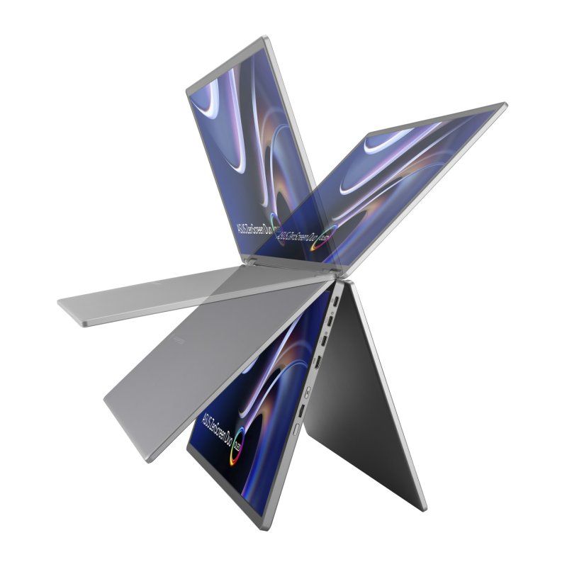 ASUS ZenScreen Duo OLED MQ149CD écran plat de PC 35,6 cm (14") 1920 x 1200 pixels WUXGA Argent