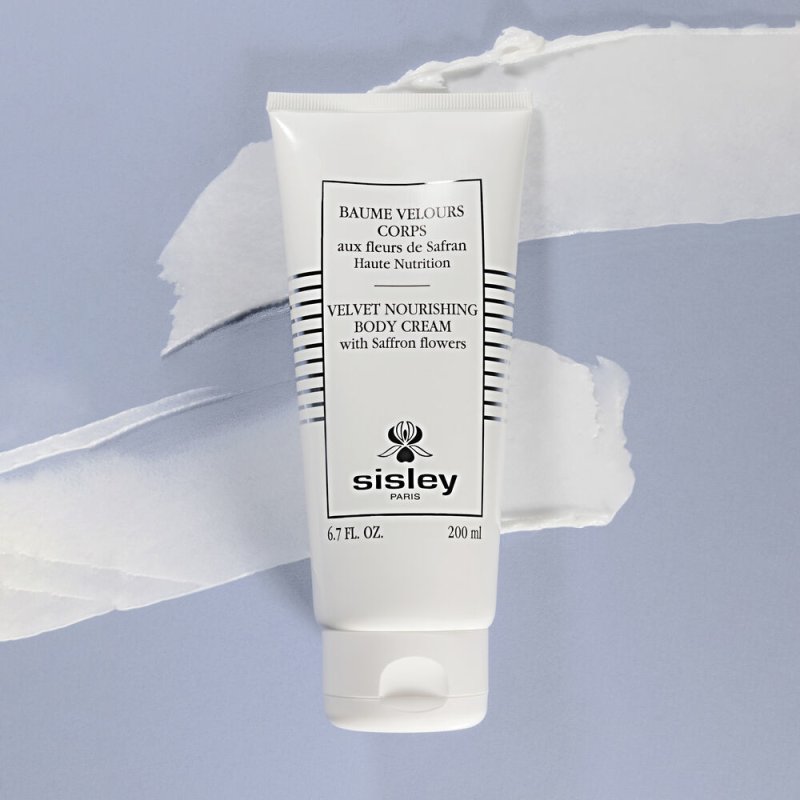 Sisley Paris Velvet Nourishing Body Cream With Saffron Flowers 200ml