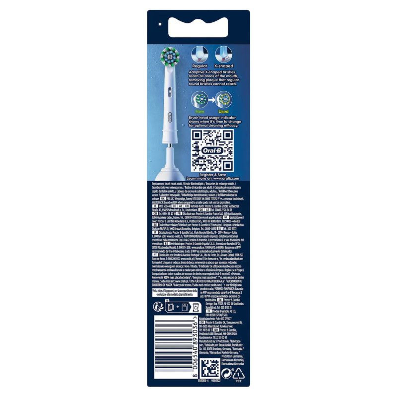 Oral-B CrossAction 4 pc(s) White