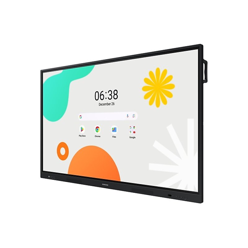 Samsung LH65WAFWLGCXEN interactive whiteboard 165.1 cm (65") 3840 x 2160 pixels Touchscreen Black