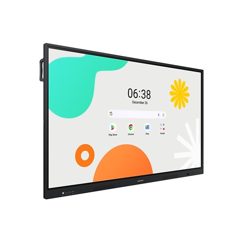 Samsung LH65WAFWLGCXEN tableau blanc interactif 165,1 cm (65") 3840 x 2160 pixels Écran tactile Noir