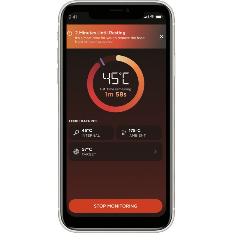 Ninja WP100EU thermomètre pour aliments 0 - 370 °C Numérique